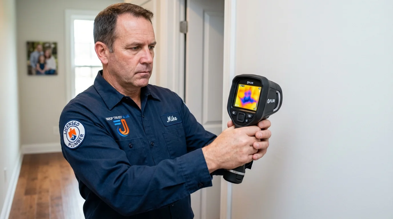 Thermal imaging leak detection by Johns Plumbing LLC in Edgefield